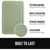 image:imageGORILLA GRIP Exfoliating Bath and Shower Mat Textured Backing 30x16 GraySage