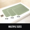image:imageGORILLA GRIP Exfoliating Bath and Shower Mat Textured Backing 30x16 GraySage