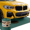 image:imageGORILLA GRIP Garage Floor Mat for Under Car Protection 35x28 BlackHunter Green