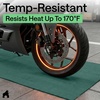 image:imageGORILLA GRIP Garage Floor Mat for Under Car Protection 35x28 BlackHunter Green