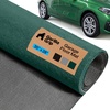 image:imageGORILLA GRIP Garage Floor Mat for Under Car Protection 35x28 BlackHunter Green