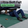 image:imageGORILLA GRIP Garage Floor Mat for Under Car Protection 35x28 BlackHunter Green
