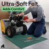 image:imageGORILLA GRIP Garage Floor Mat for Under Car Protection 35x28 BlackHunter Green