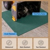 image:imageGORILLA GRIP Garage Floor Mat for Under Car Protection 35x28 BlackHunter Green