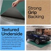 image:imageGORILLA GRIP Garage Floor Mat for Under Car Protection 35x28 BlackHunter Green