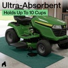 image:imageGORILLA GRIP Garage Floor Mat for Under Car Protection 35x28 BlackHunter Green