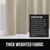 image:imageGORILLA GRIP Gray Waffle Style Textured Fabric Shower Curtain 72x72Beige