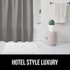 image:imageGORILLA GRIP Gray Waffle Style Textured Fabric Shower Curtain 72x72Grey