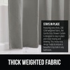 image:imageGORILLA GRIP Gray Waffle Style Textured Fabric Shower Curtain 72x72Grey