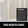 image:imageGORILLA GRIP Gray Waffle Style Textured Fabric Shower Curtain 72x72Ivory Cream