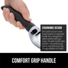 image:imageGORILLA GRIP Heavy Duty Ice Cream Scoop Professional Scooper BlackBlack