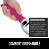 image:imageGORILLA GRIP Heavy Duty Ice Cream Scoop Professional Scooper BlackHot Pink