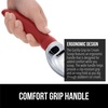 image:imageGORILLA GRIP Heavy Duty Ice Cream Scoop Professional Scooper BlackRed