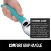 image:imageGORILLA GRIP Heavy Duty Ice Cream Scoop Professional Scooper BlackTurquoise