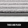 image:imageGORILLA GRIP Memory Foam Bathroom Rugs Absorbent Bath Mat 30x18 Gray