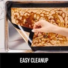 image:imageGORILLA GRIP Nonstick Silicone Baking Mats 2PK Half Sheet MintBlack