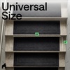 image:imageGORILLA GRIP Peel and Stick Stair Treads 8x28 Inches 15 Pack BeigeBlack