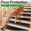 image:imageGORILLA GRIP Peel and Stick Stair Treads 8x28 Inches 15 Pack BeigeBlack