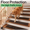 image:imageGORILLA GRIP Peel and Stick Stair Treads 8x28 Inches 15 Pack BeigeBrown