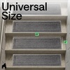 image:imageGORILLA GRIP Peel and Stick Stair Treads 8x28 Inches 15 Pack BeigeGrey