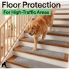 image:imageGORILLA GRIP Peel and Stick Stair Treads 8x28 Inches 15 Pack BeigeGrey