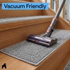 image:imageGORILLA GRIP Peel and Stick Stair Treads 8x28 Inches 15 Pack BeigeGrey