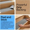 image:imageGORILLA GRIP Peel and Stick Stair Treads 8x28 Inches 15 Pack BeigeGrey