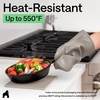 image:imageGORILLA GRIP Silicone Oven Mitts 550F Heat Resistant 125x83 BlackAlmond