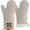 image:imageGORILLA GRIP Silicone Oven Mitts 550F Heat Resistant 125x83 BlackAlmond