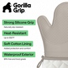 image:imageGORILLA GRIP Silicone Oven Mitts 550F Heat Resistant 125x83 BlackAlmond