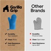 image:imageGORILLA GRIP Silicone Oven Mitts 550F Heat Resistant 125x83 BlackAqua