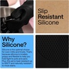 image:imageGORILLA GRIP Silicone Oven Mitts 550F Heat Resistant 125x83 BlackBlack