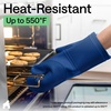 image:imageGORILLA GRIP Silicone Oven Mitts 550F Heat Resistant 125x83 BlackBlue
