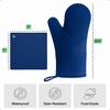 image:imageGORILLA GRIP Silicone Oven Mitts 550F Heat Resistant 125x83 BlackBlue