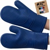 image:imageGORILLA GRIP Silicone Oven Mitts 550F Heat Resistant 125x83 BlackBlue