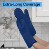 image:imageGORILLA GRIP Silicone Oven Mitts 550F Heat Resistant 125x83 BlackBlue