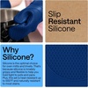 image:imageGORILLA GRIP Silicone Oven Mitts 550F Heat Resistant 125x83 BlackBlue
