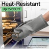 image:imageGORILLA GRIP Silicone Oven Mitts 550F Heat Resistant 125x83 BlackGray