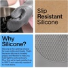 image:imageGORILLA GRIP Silicone Oven Mitts 550F Heat Resistant 125x83 BlackGray