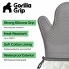 image:imageGORILLA GRIP Silicone Oven Mitts 550F Heat Resistant 125x83 BlackGray