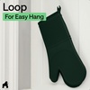 image:imageGORILLA GRIP Silicone Oven Mitts 550F Heat Resistant 125x83 BlackHunter Green