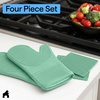 image:imageGORILLA GRIP Silicone Oven Mitts 550F Heat Resistant 125x83 BlackMint