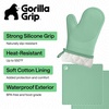 image:imageGORILLA GRIP Silicone Oven Mitts 550F Heat Resistant 125x83 BlackMint
