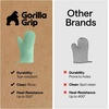 image:imageGORILLA GRIP Silicone Oven Mitts 550F Heat Resistant 125x83 BlackMint