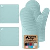 image:imageGORILLA GRIP Silicone Oven Mitts 550F Heat Resistant 125x83 BlackMint