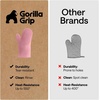 image:imageGORILLA GRIP Silicone Oven Mitts 550F Heat Resistant 125x83 BlackPink