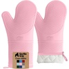 image:imageGORILLA GRIP Silicone Oven Mitts 550F Heat Resistant 125x83 BlackPink