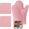 image:imageGORILLA GRIP Silicone Oven Mitts 550F Heat Resistant 125x83 BlackPink