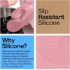 image:imageGORILLA GRIP Silicone Oven Mitts 550F Heat Resistant 125x83 BlackPink
