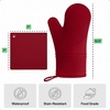 image:imageGORILLA GRIP Silicone Oven Mitts 550F Heat Resistant 125x83 BlackRed